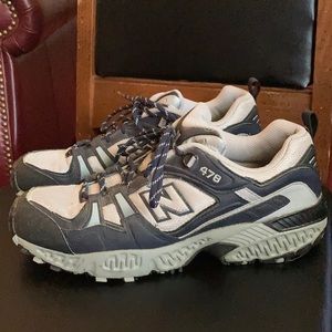 Vintage new balance 478 trail running shoe in blue and grey size 11.5